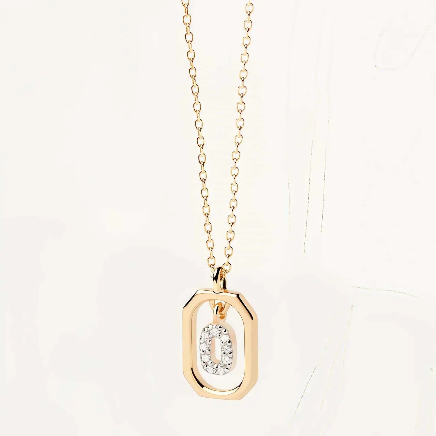 925 Sterling Silver Pendant Letters Necklace