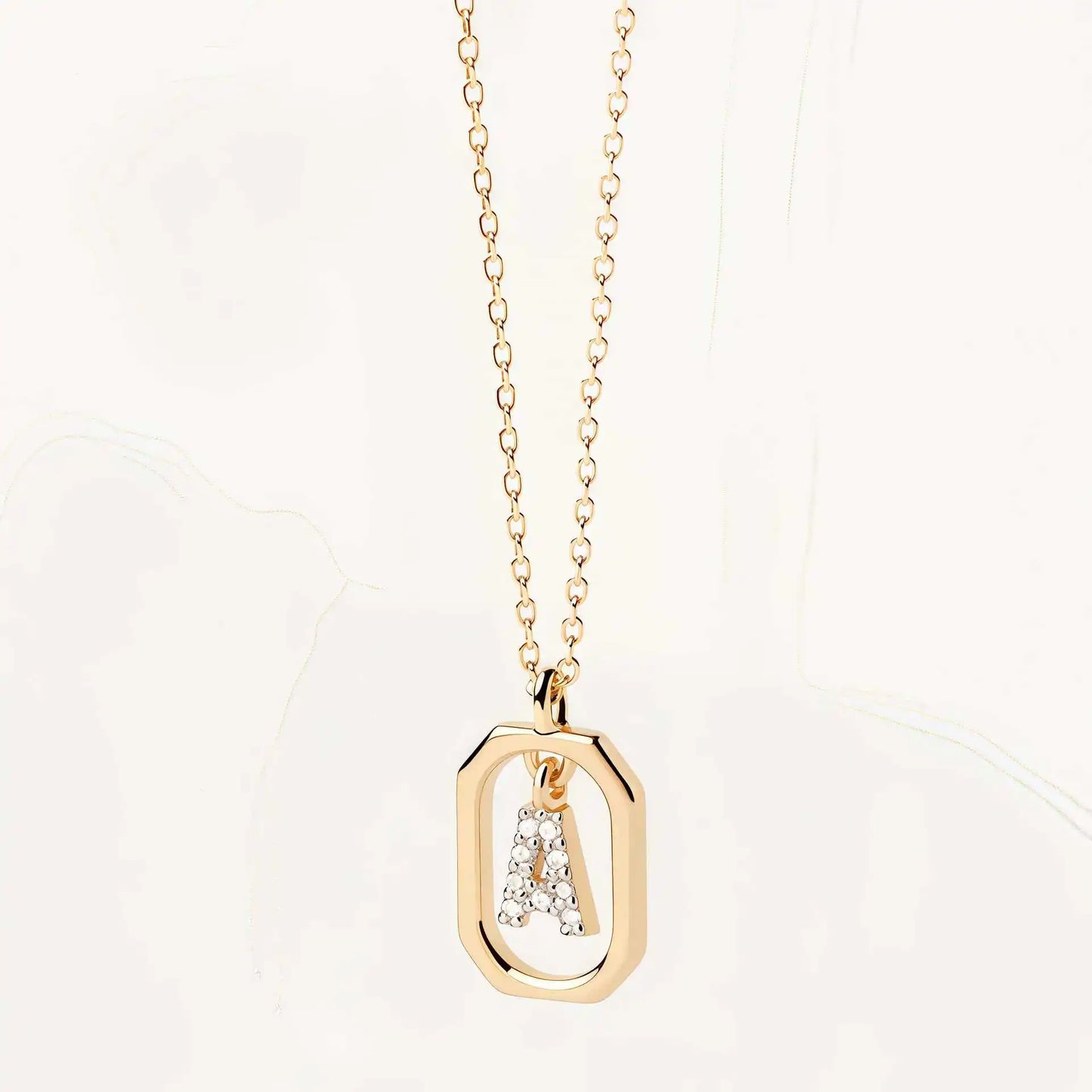 925 Sterling Silver Pendant Letters Necklace