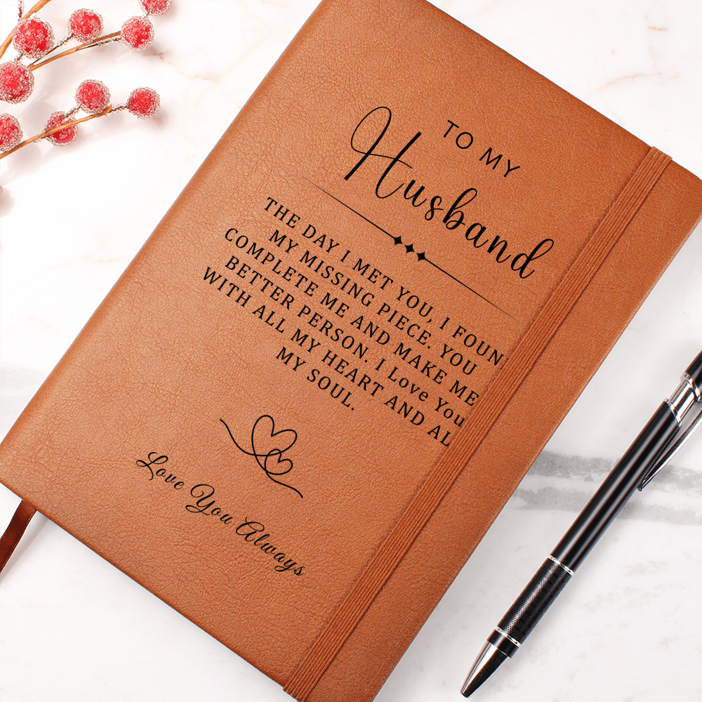 To My Husband Custom Journal, Birthday Gift for Husband, 1 st Anniversary Gift, Valentine Day Gift, Gift Idea