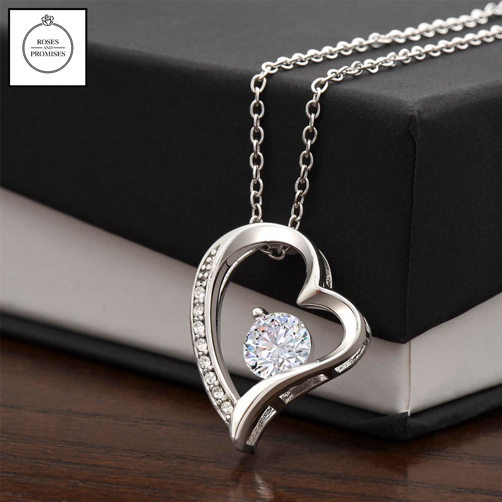 To My Beautiful Daughter Forever Love Necklace
