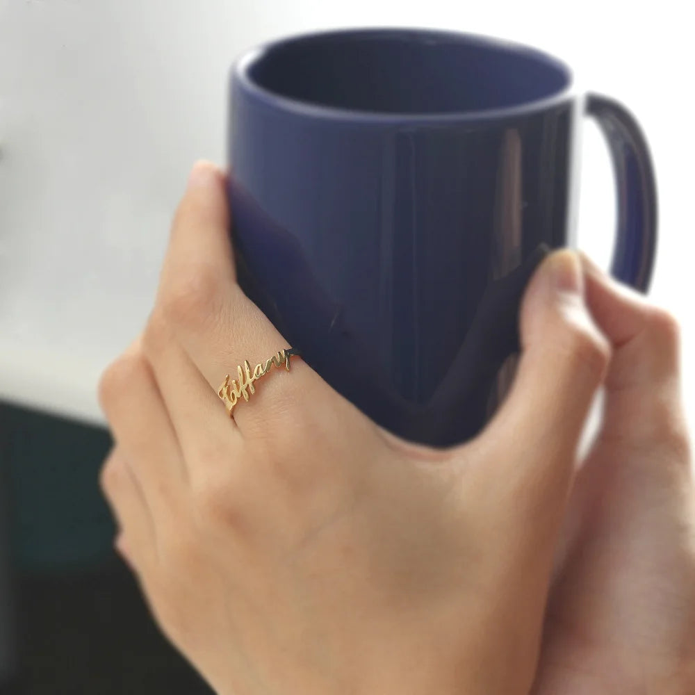 Custom Name Ring