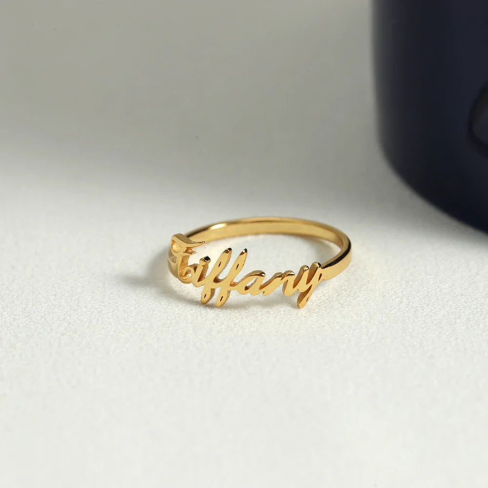 Custom Name Ring