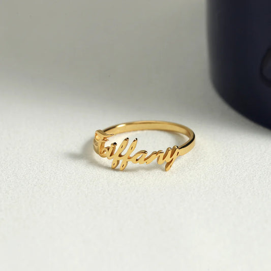 Custom Name Ring