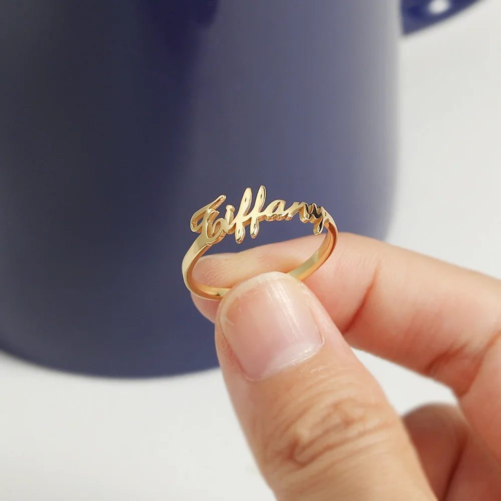 Custom Name Ring