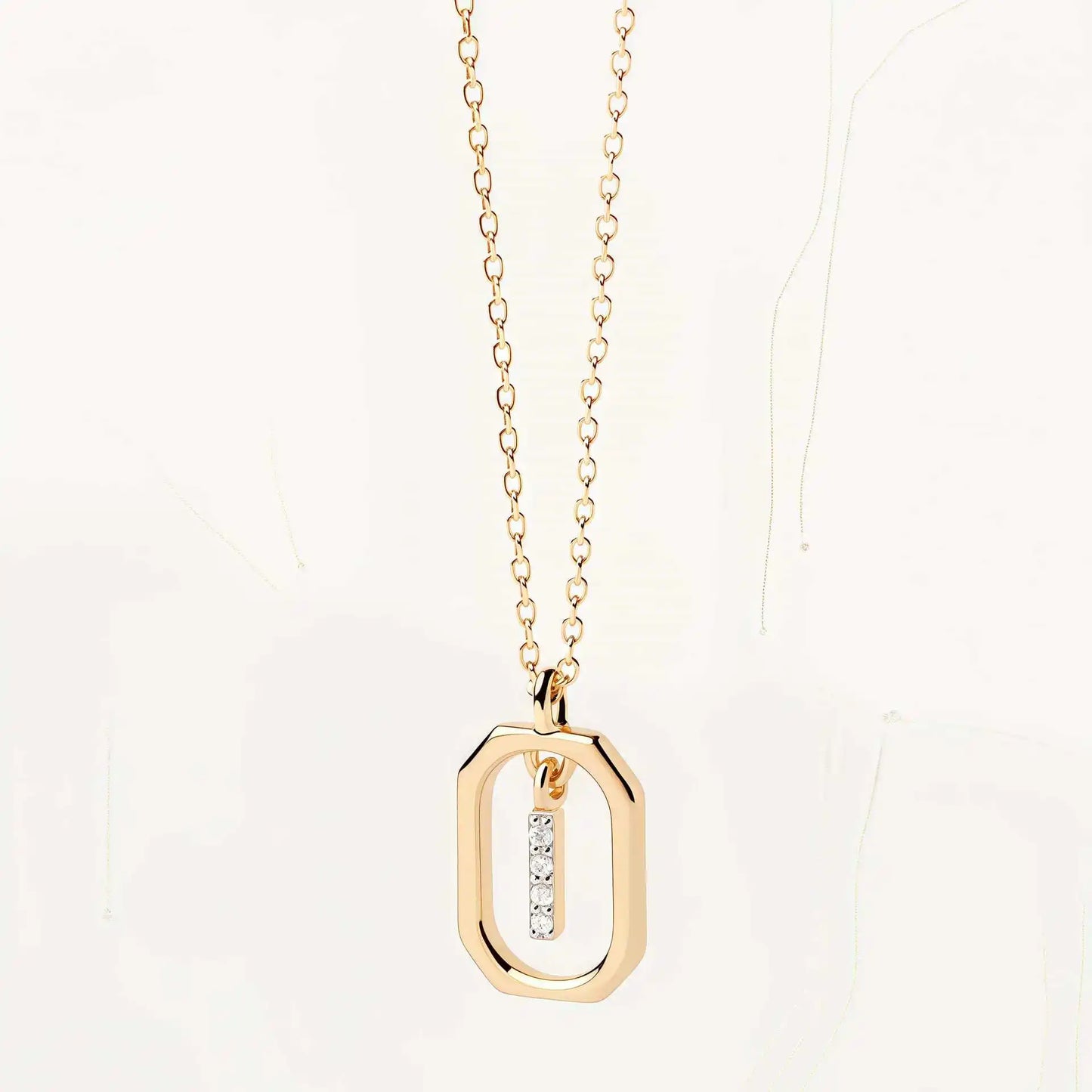 925 Sterling Silver Pendant Letters Necklace
