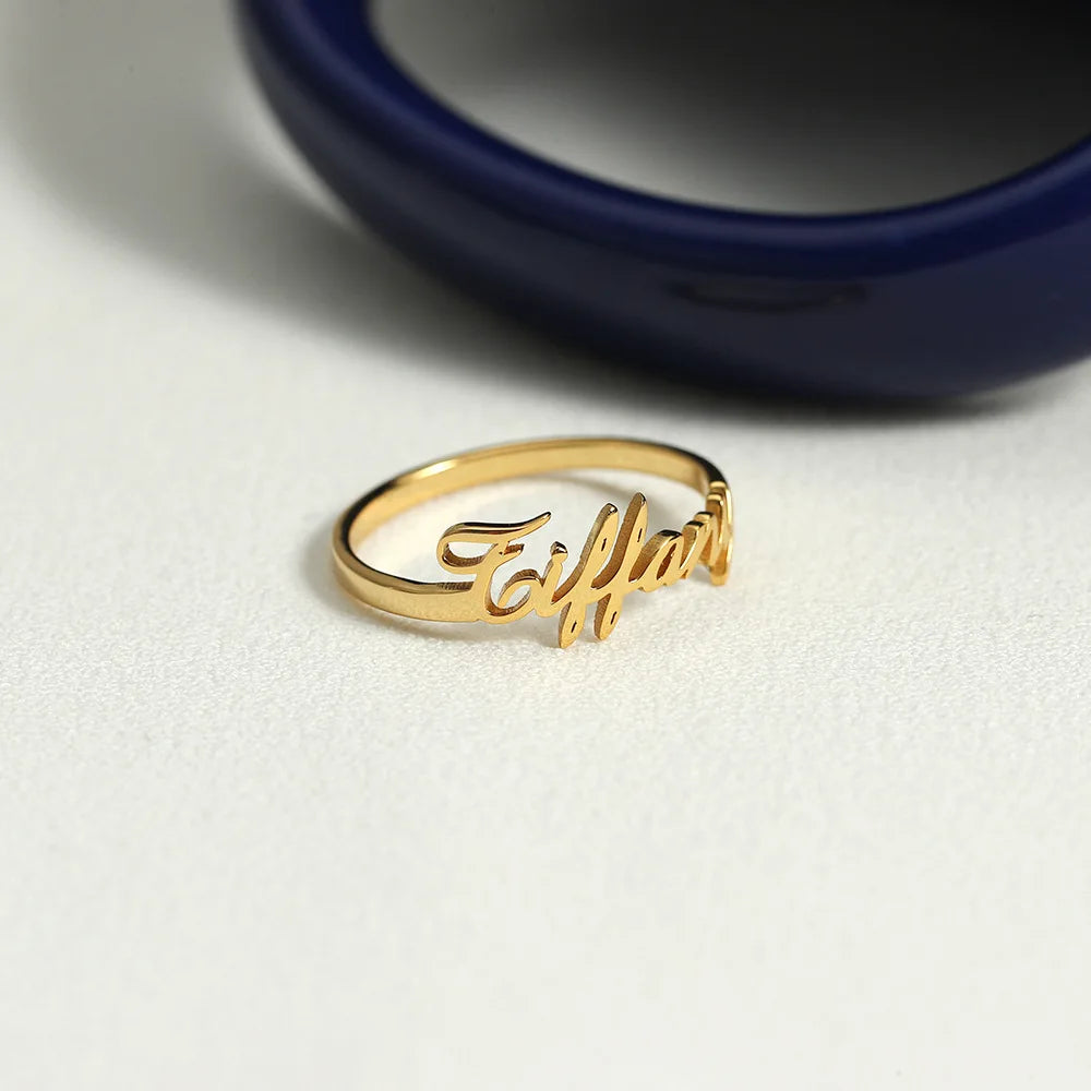 Custom Name Ring