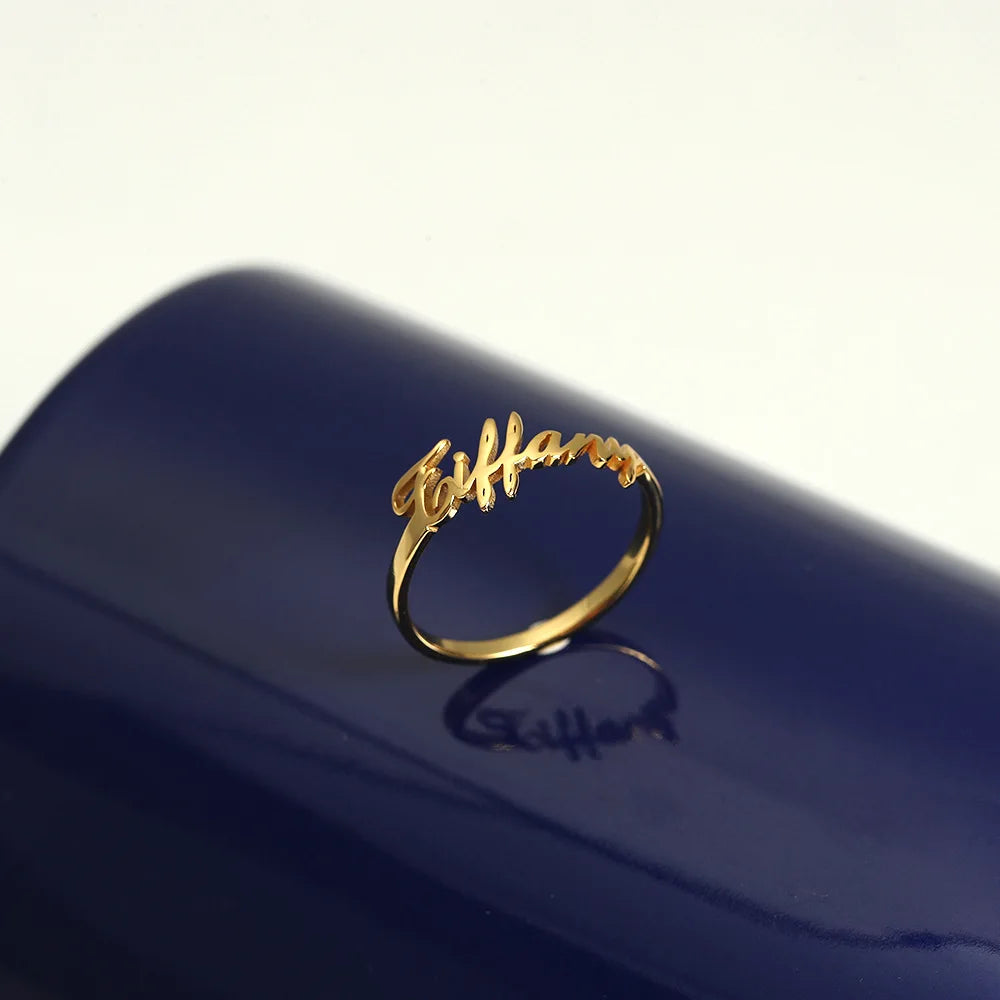 Custom Name Ring