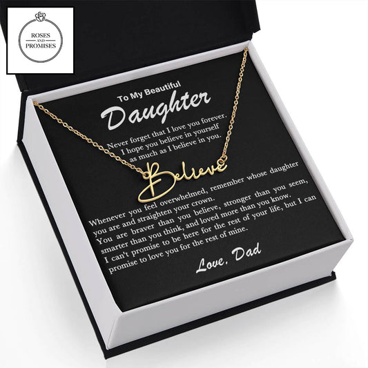 From Dad to Daughter