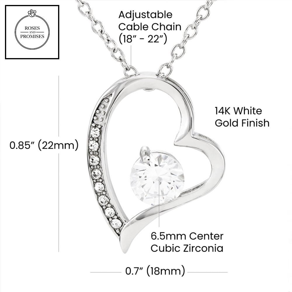 I am Sorry for Hurting You Forever Love Necklace, Apology Gift Necklace For Her, Gift for Girlfriend, Gift for Wife, Gift for Friend, Forgive Necklace