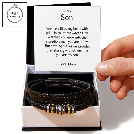 To My Son Bracelet