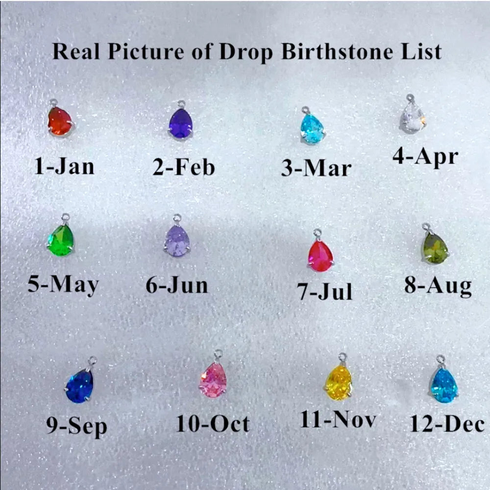 Custom Name Birthstone Necklace – Personalized Gift for Her