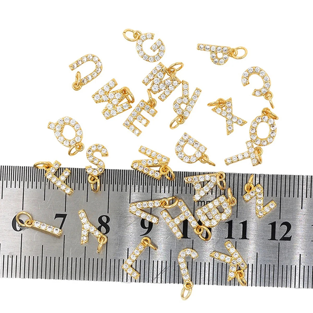 Personalized Initial Necklace A-Z Letter Charms Pendant