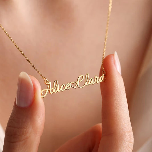 Personalized Double Name Necklace