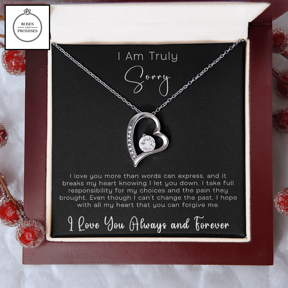 I am Truly Sorry Forever Love Necklace