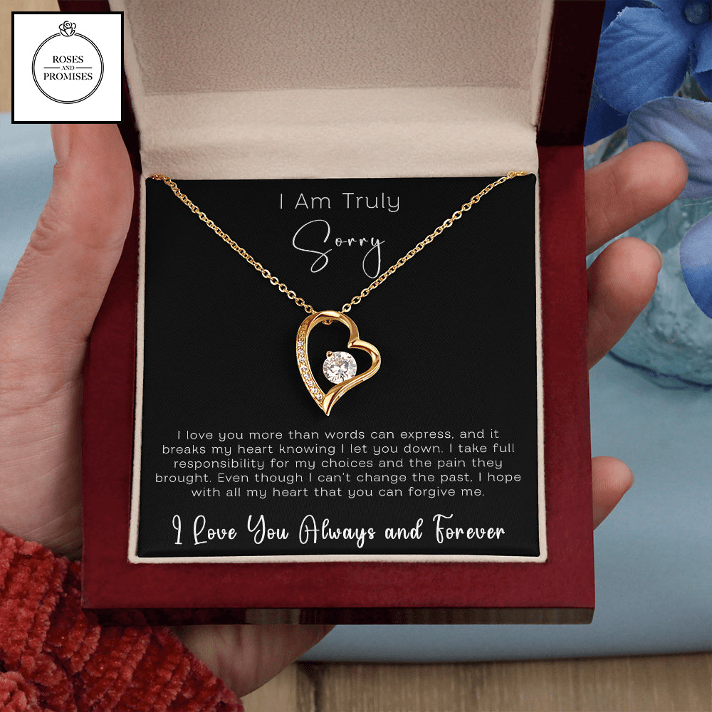 I am Truly Sorry Forever Love Necklace