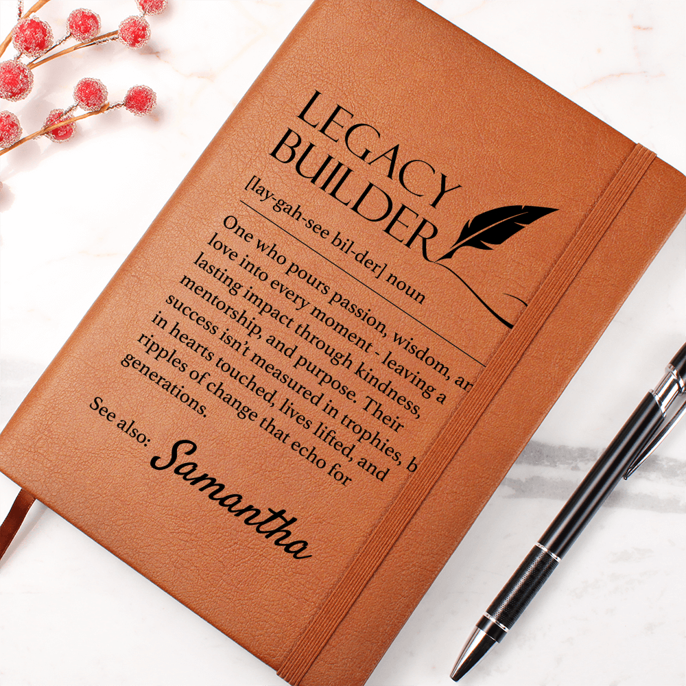Legacy Builder Journal, Goal-Setting Notebook, Motivational, Gift for Entrepreneurs-Leaders, Personal Growth Planner, Self-Improvement 2025