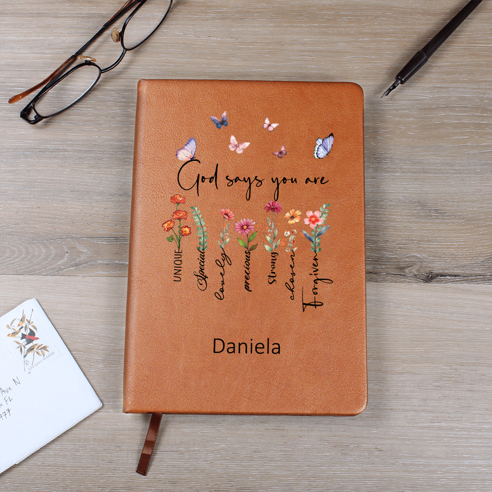 God Says You Are Personalized Prayer Journal For Women