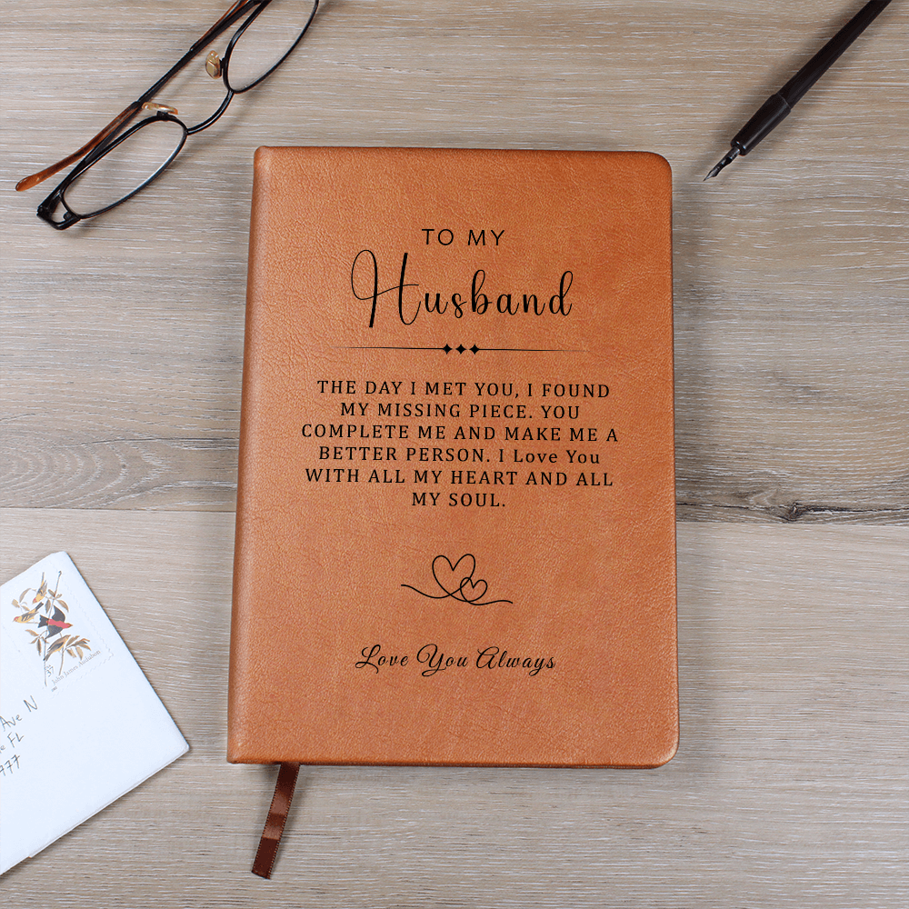 To My Husband Custom Journal, Birthday Gift for Husband, 1 st Anniversary Gift, Valentine Day Gift, Gift Idea