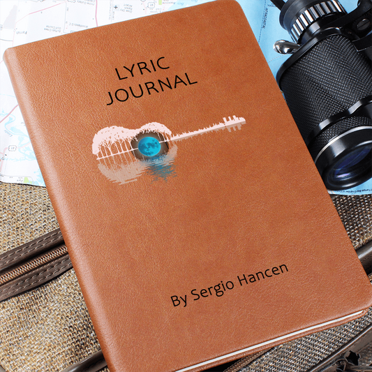 Personalized Lyric Journal, Lyrics Notebook, Custom Songwriting Journal, Musician Song Diary, Lyrical Writer Journal, Gifts for Him