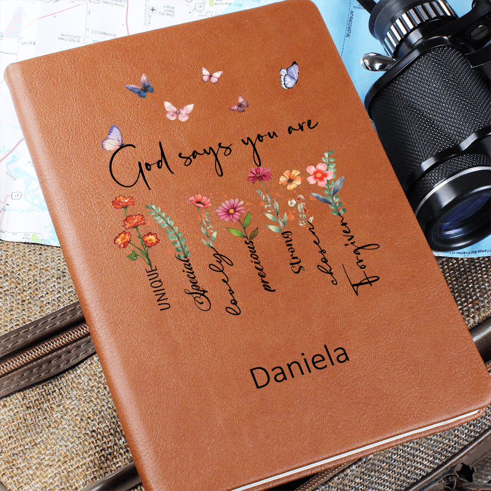 God Says You Are Personalized Prayer Journal For Women
