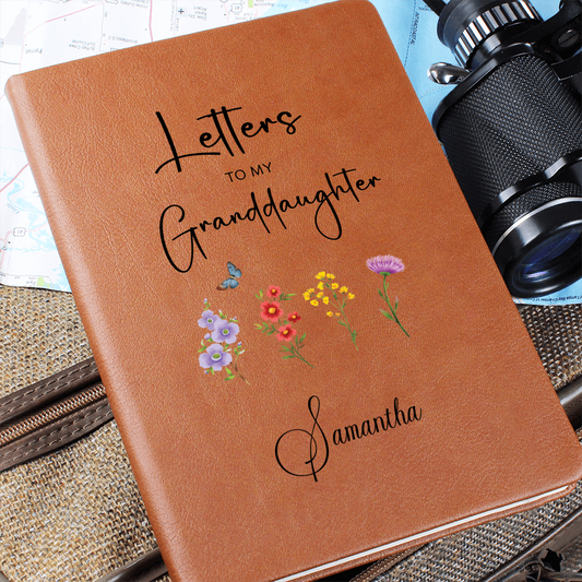 Letters To My Granddaughter Vegan Leather Journal