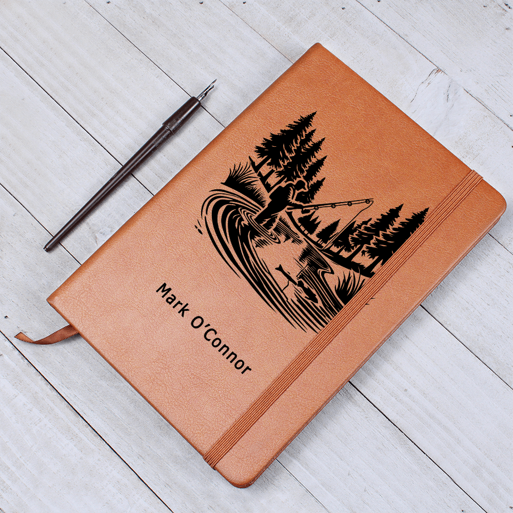 Personalized Fishing Journal, Custom Name Fishing Journal, Gift for Husband, Gift for Brother, Fishing Lover Gift, Fisherman Gift, Birthday