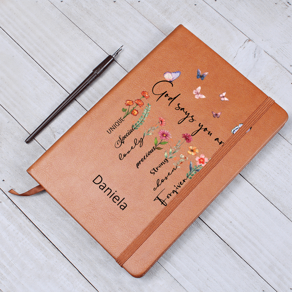 God Says You Are Personalized Prayer Journal For Women