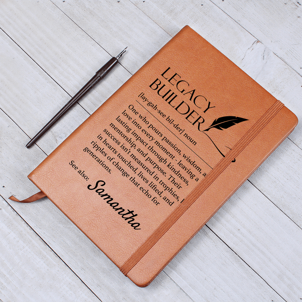 Legacy Builder Journal, Goal-Setting Notebook, Motivational, Gift for Entrepreneurs-Leaders, Personal Growth Planner, Self-Improvement 2025
