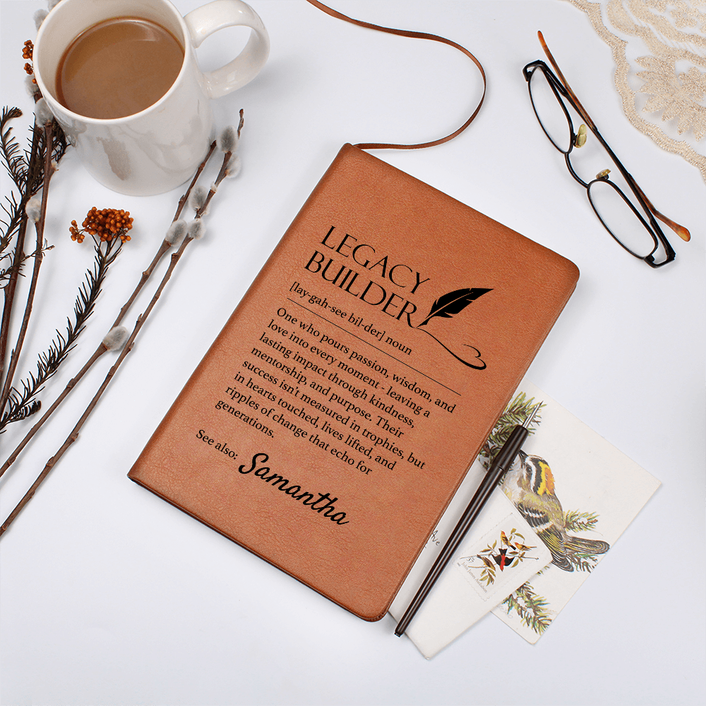 Legacy Builder Journal, Goal-Setting Notebook, Motivational, Gift for Entrepreneurs-Leaders, Personal Growth Planner, Self-Improvement 2025