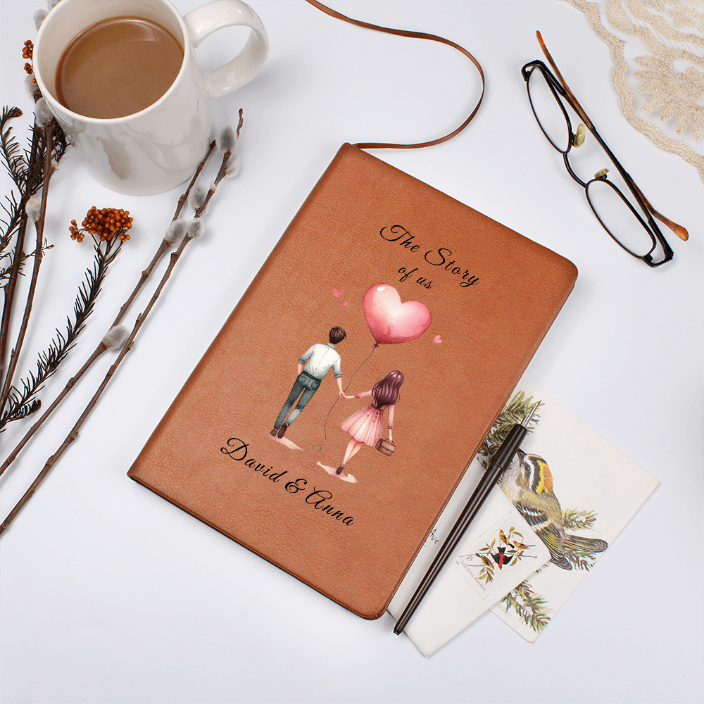 The Story of Us Journal for Couple, Notebook for Couple, Gift for Wife, Gift for Husband, Gift for Couple, 1st, 2nd Anniversary Gift
