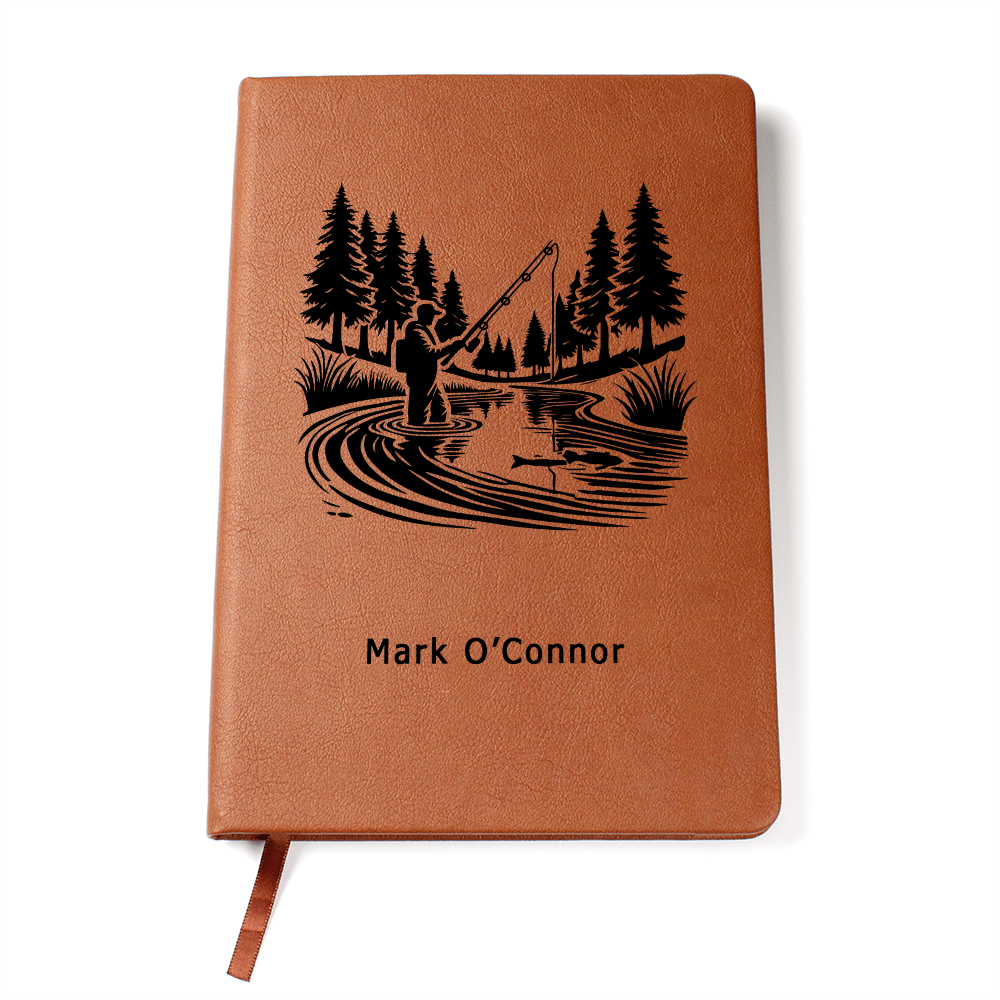 Personalized Fishing Journal, Custom Name Fishing Journal, Gift for Husband, Gift for Brother, Fishing Lover Gift, Fisherman Gift, Birthday