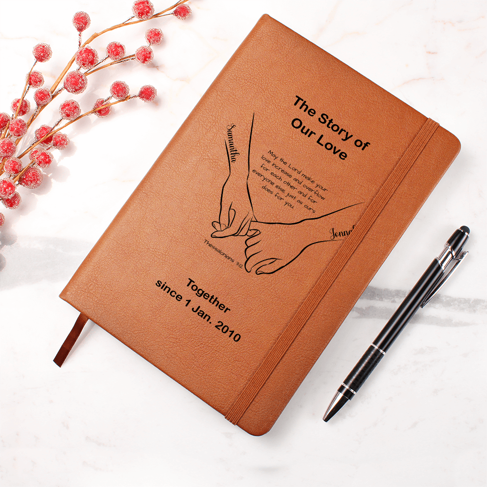 The Story of Our Love Journal for Couple , Gift for Wife ,  Gift for Husband, Christmas Gift for Coule, Anniversary Gift