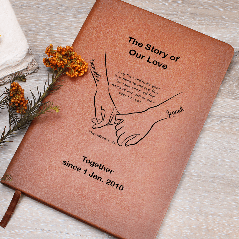 The Story of Our Love Journal for Couple , Gift for Wife ,  Gift for Husband, Christmas Gift for Coule, Anniversary Gift