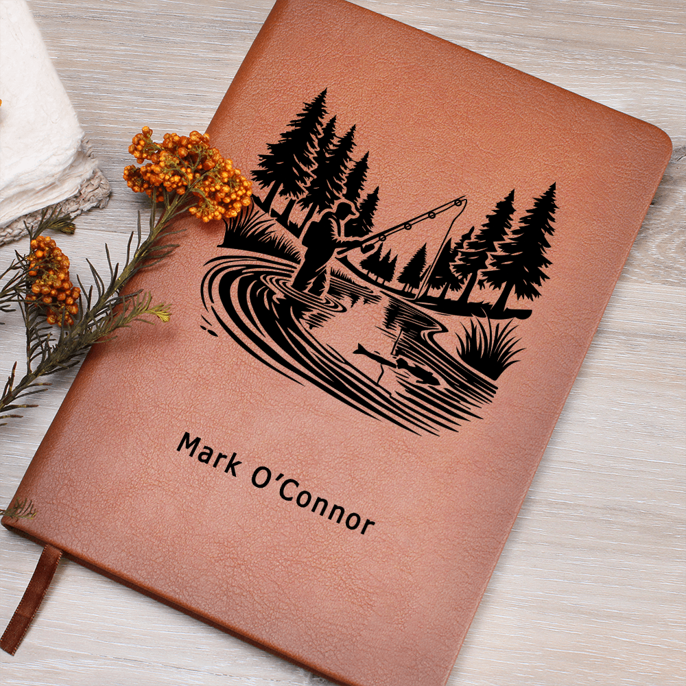 Personalized Fishing Journal, Custom Name Fishing Journal, Gift for Husband, Gift for Brother, Fishing Lover Gift, Fisherman Gift, Birthday