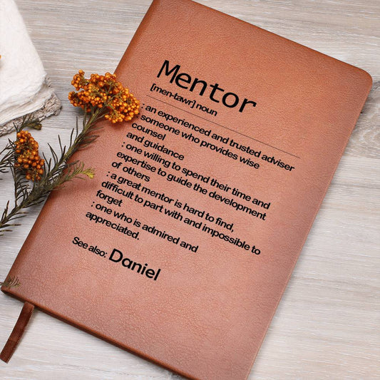 Mentor Definition Personalized Journal