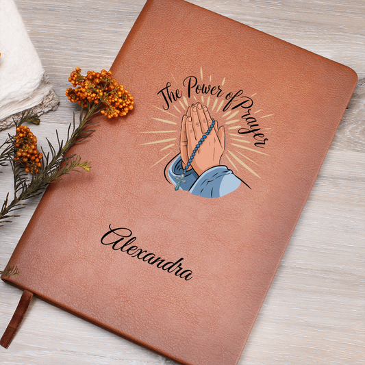 Personalized Prayer Journal For Women, Positive Affirmations Journal, Christian Gift Journal, Religious Gift for Girls