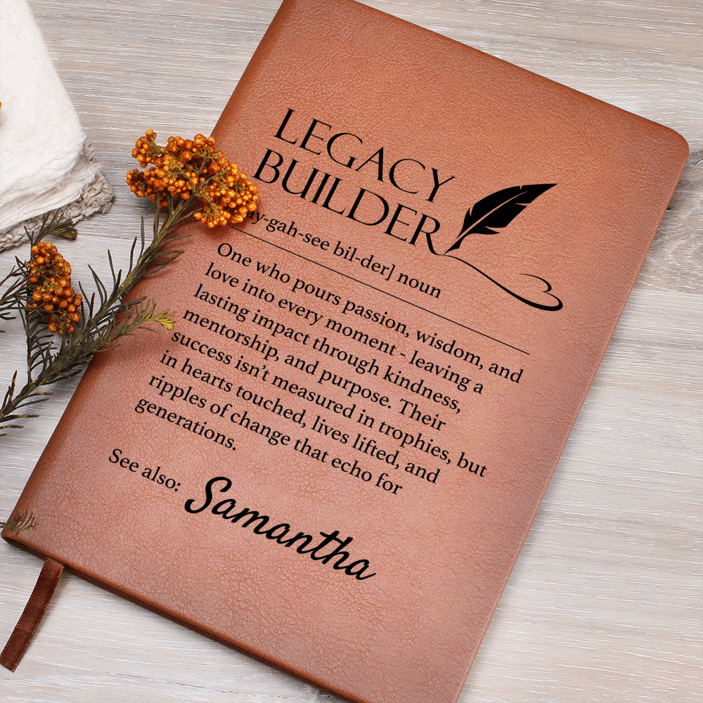 Legacy Builder Journal, Goal-Setting Notebook, Motivational, Gift for Entrepreneurs-Leaders, Personal Growth Planner, Self-Improvement 2025