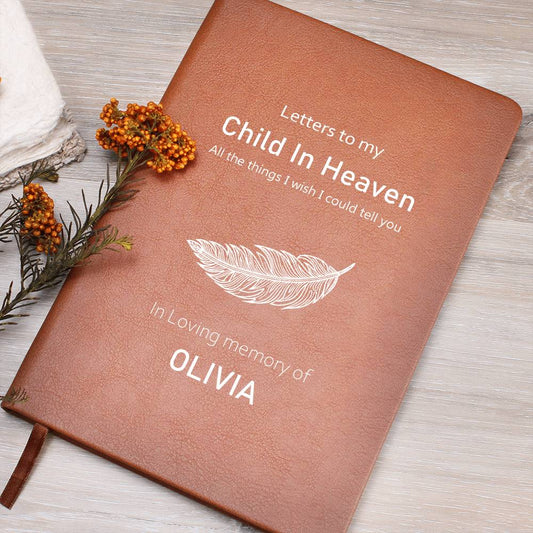 Memorial Grief Journal Letters to my child in Heaven, Sympathy Gift for Miscarriage, Infant Loss, Stillborn, Pregnancy Loss for Grieving Mom