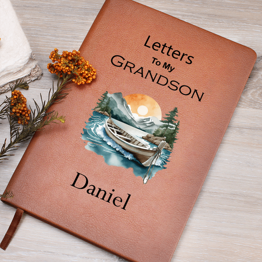 Letters to My Grandson Vegan Leather Journal