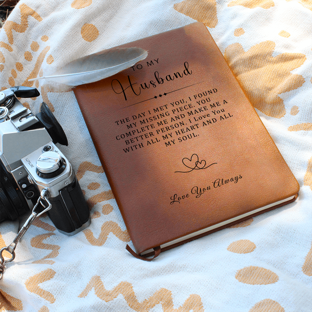 To My Husband Custom Journal, Birthday Gift for Husband, 1 st Anniversary Gift, Valentine Day Gift, Gift Idea