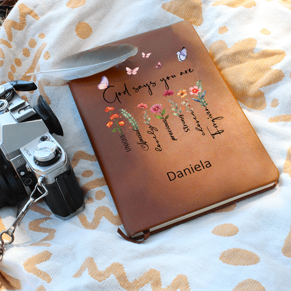 God Says You Are Personalized Prayer Journal For Women