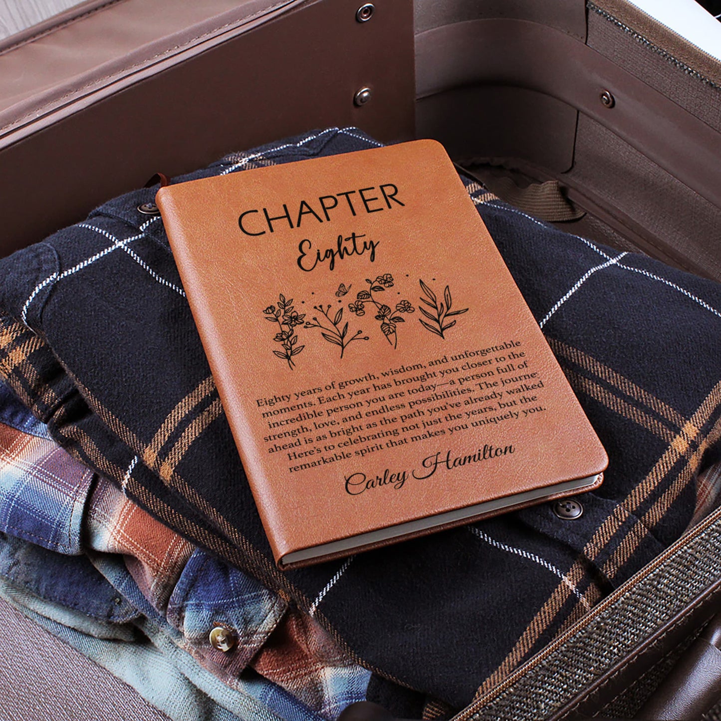 ANY AGE YOU need! Chapter Eighty Personalized Name and Age Journal,