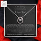 I am Truly Sorry Lucky in Love Necklace