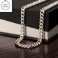 To My Man Cuban Link Chain