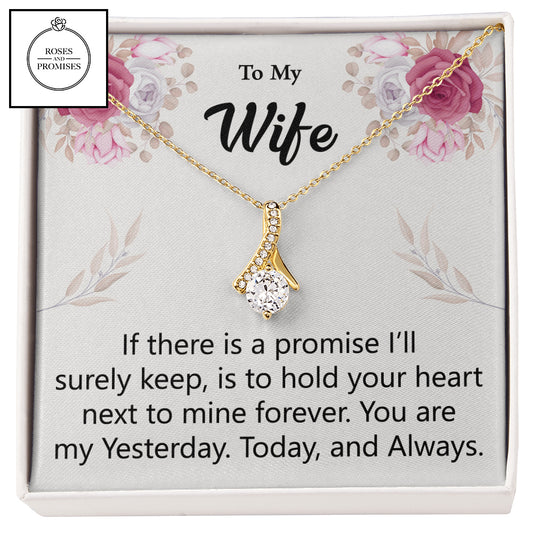 Gift for My Wife, Valentine's Day Gift, Necklace and Pendant, Birthday Gift, Christmas Gift, Gift for Her