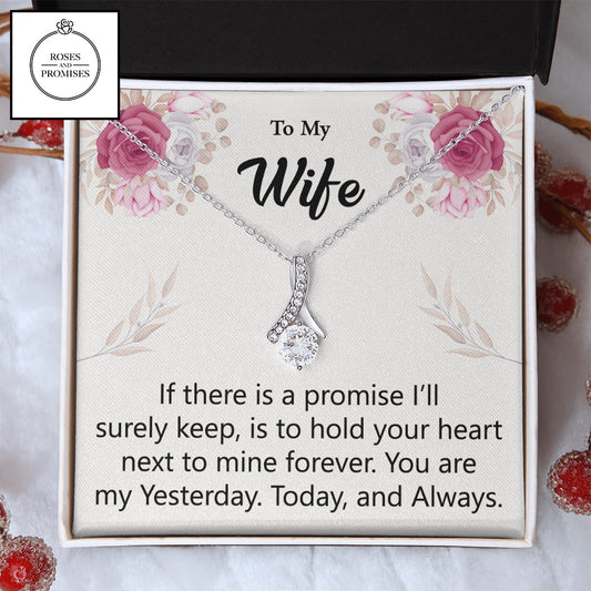 Gift for My Wife, Valentine's Day Gift, Necklace and Pendant, Birthday Gift, Christmas Gift, Gift for Her