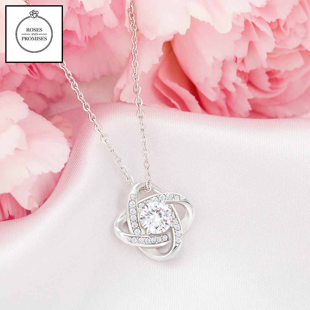 To My Beautiful Soulmate Love Knot  Necklace, Gifts for Wife, Gifts for Girlfriend, Anniversary Gift, Birthday Gifts