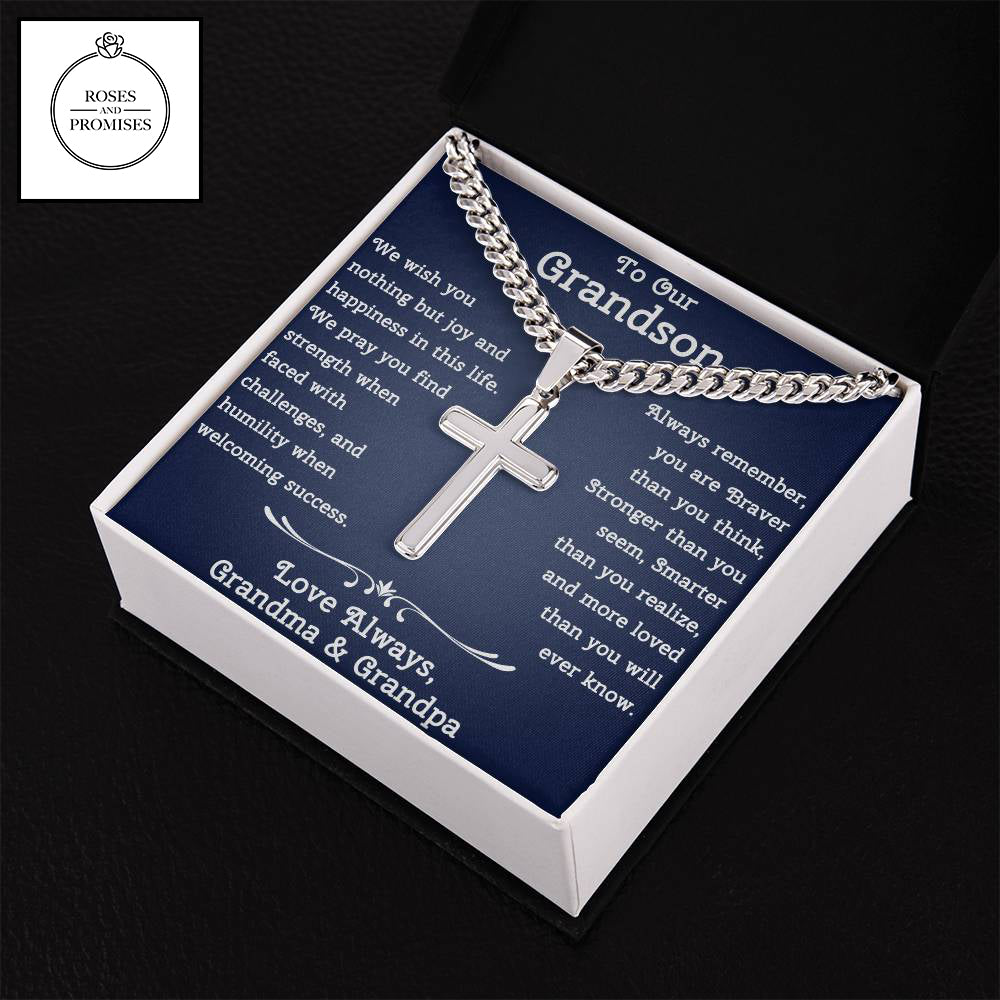 To Our Grandson Gift From Grandparents | Gift From Grandma and Grandpa | Birthday Gift For Grandson | Christmas Gift For Grandson