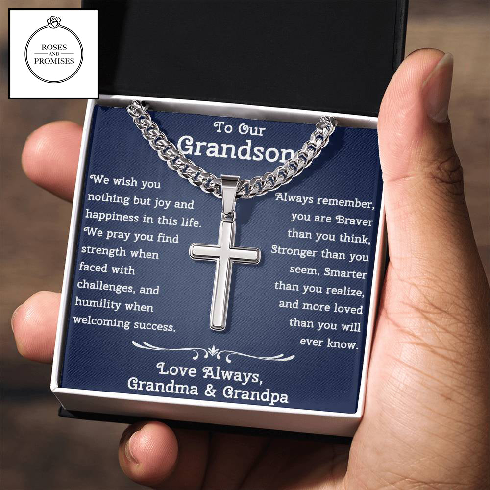 To Our Grandson Gift From Grandparents | Gift From Grandma and Grandpa | Birthday Gift For Grandson | Christmas Gift For Grandson