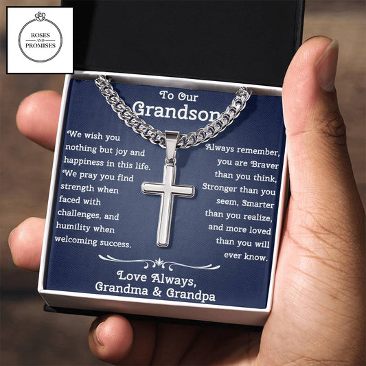 To Our Grandson Gift From Grandparents | Gift From Grandma and Grandpa | Birthday Gift For Grandson | Christmas Gift For Grandson